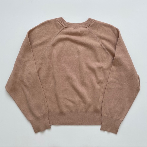 Calvin Klein Jeans Tan Brown Fall Cozy Knit Crew Neck Sweater, Size Medium - Picture 7 of 11